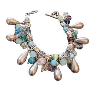 925 Sterling Silver Beaded Bracelet